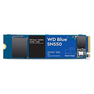 WD Blue SN550 1TB High-Performance M.2 PCIe NVME SSD, with up to 2,400MB/s read speed £67.90 @ Amazon