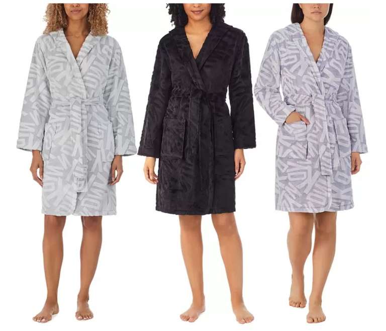 DKNY Notch Collar Silky Plush Robe in 3 Colours & 4 Sizes £19.18 Instore £24.99 Delivered @ Costco From 12th December (Members only)