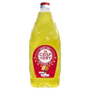 Crisp 'n Dry Rapeseed Vegetable Oil, 2L £3.19 w/15% S&S