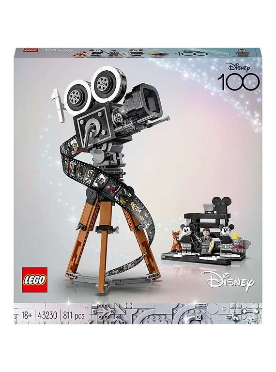 LEGO Disney Walt Disney Tribute Camera Collectible Set 43230 - Discount At Checkout - Free C&C