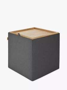 Kvell Trae multi purpose storage Ottoman, Grey Exclusive to John Lewis & Partners - £30 Free Click & Collect