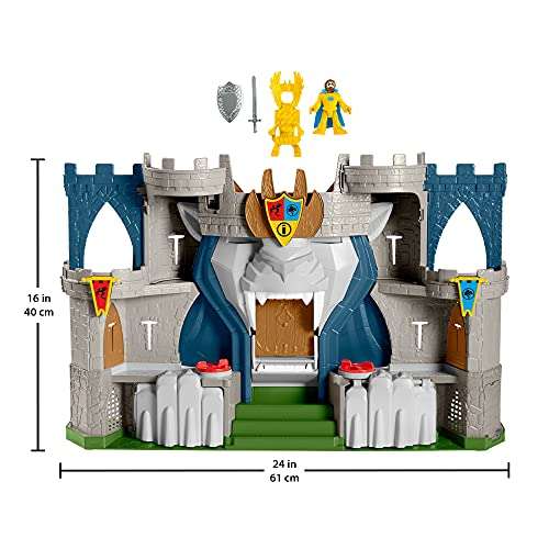 Fisher Price Imaginext The Lion'S Kingdom Castle Medieval-Themed Playset with Figures £18.10 @ Amazon