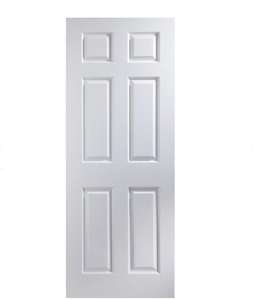 Colonial 6 Panel White Primed Internal Door £22 - Homebase Richmond