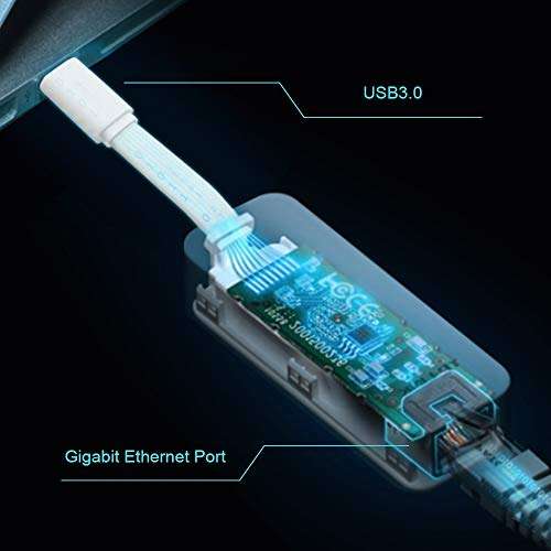 TP-Link USB Type-C to RJ45 Gigabit Ethernet Network Adapter, USB 3.0, - £11.99 @ Amazon