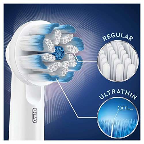 10pk Oral-B Sensitive Clean Electric Toothbrush Head with Clean & Care Technology, Extra Soft Bristles - £21.99 / £20.89 S&S @ Amazon