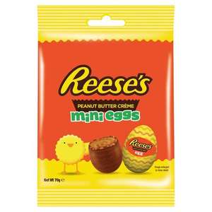 Reese's Peanut Butter Mini Creme Eggs 70G - 50p @ Tesco