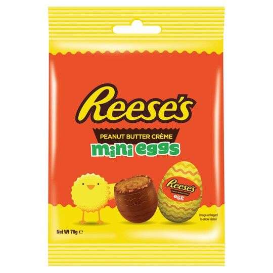 Reese's Peanut Butter Mini Creme Eggs 70G - 50p @ Tesco