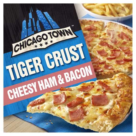 Chicago Town Tiger Crust Cheese Medley / Ham & Bacon / Pepperoni Pizza