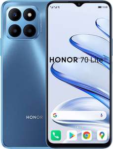 HONOR 70 Lite 5G 128GB Mobile Phone + VOXI 300GB 30 Day Pay As You Go SIM Card - £20 Included - Free C&C