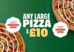Any Large Pizza - Minimum order value for delivery £14.99