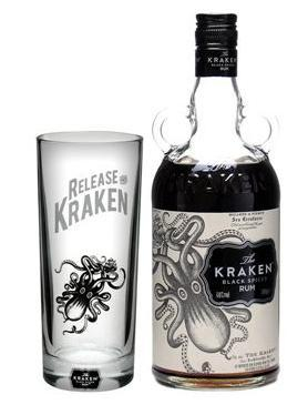 Kraken Black Spiced Rum FREE Kraken glass £21.95 plus delivery @ The Whisky Exchange - hotukdeals