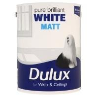 Asda Dulux matt white paint 5L £10 - HotUKDeals