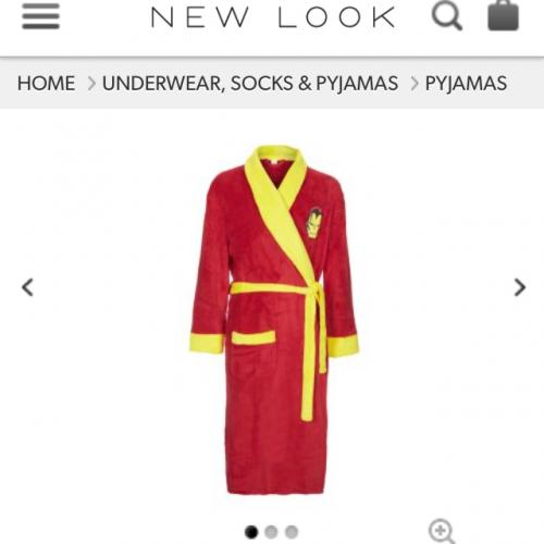 iron man dressing gown mens