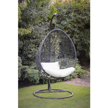 Havana Hanging Egg Chair Reduced from £300 -> £100 @ B&M - hotukdeals