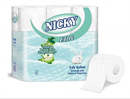 54 Nicky Toilet Rolls for £10 @ Farmfoods - hotukdeals