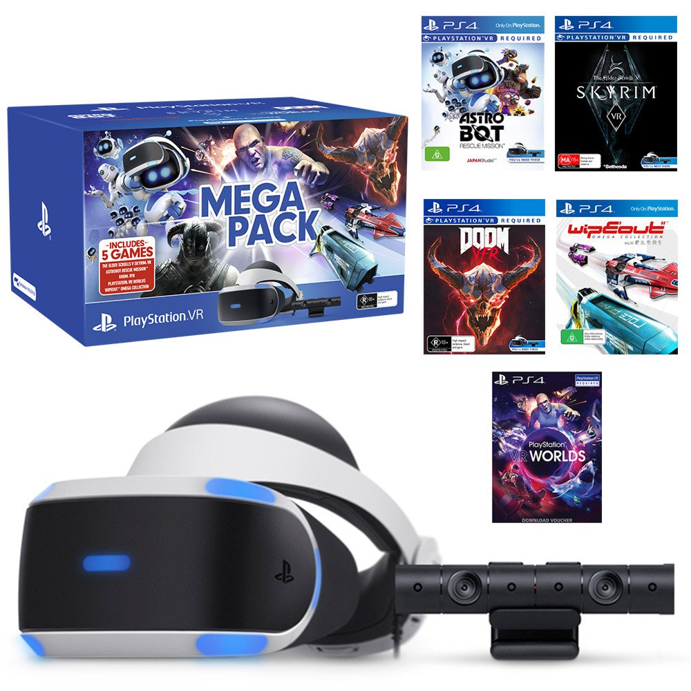 Sony Playstation VR Mega Pack Bundle + Move controllers @ Argos - £259.