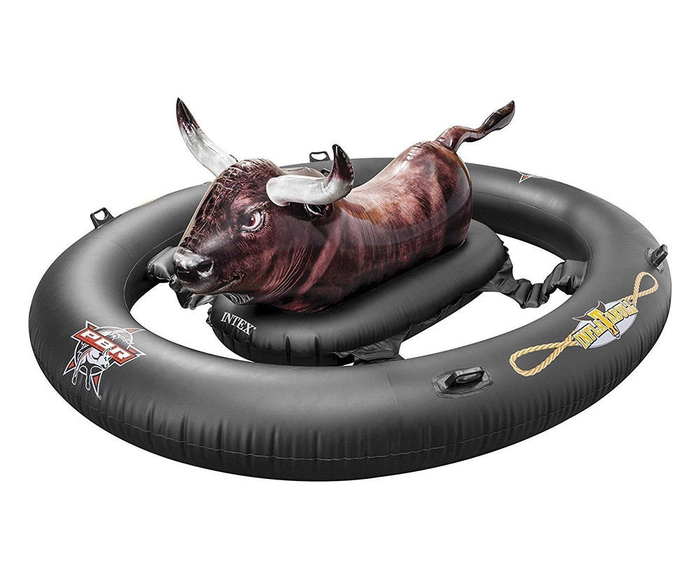 pool bull inflatable