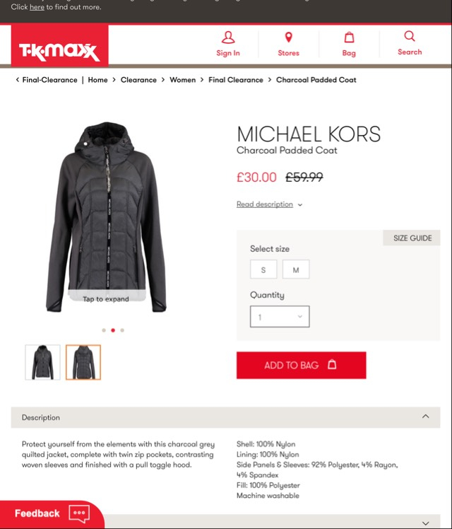 Michael Kors Red Coat Tk Maxx Deals, SAVE 47% 