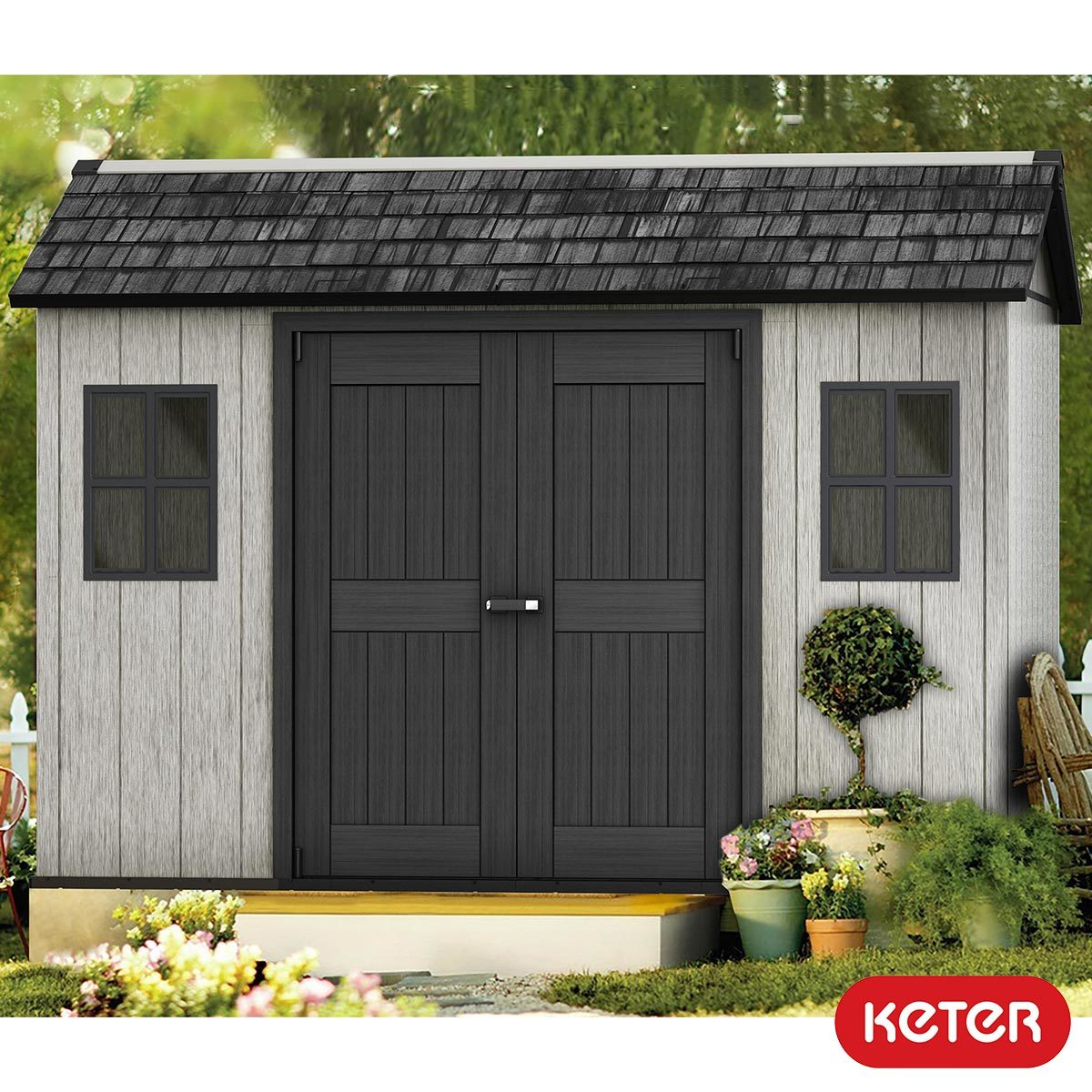 Keter Summerhouse Garden Shed 11ft X 7ft 6 3 4 X 2 3m Now