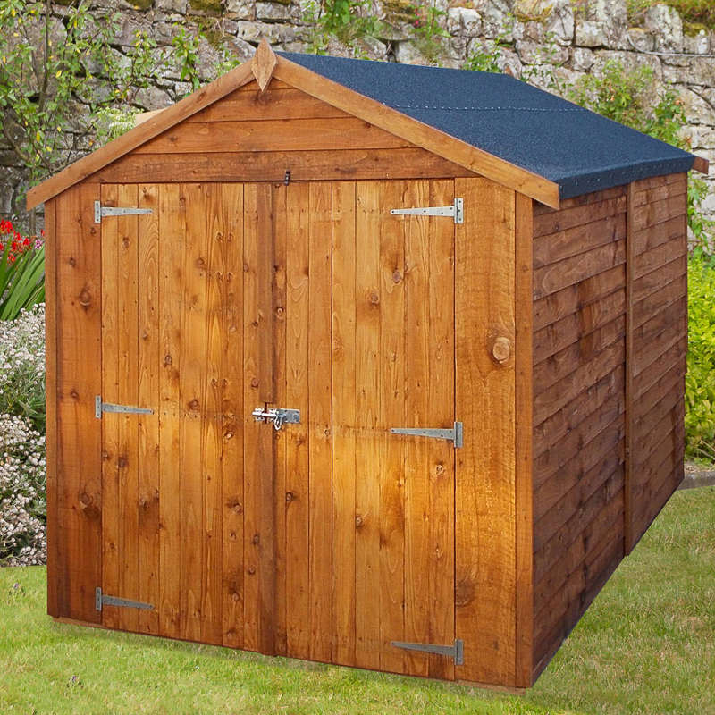 Timber Apex Garden Shed 8x6 complete £270 @ B&amp;M - hotukdeals