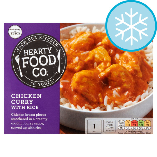 Tesco Hearty Food Company Frozen Meals £0.65 in store too