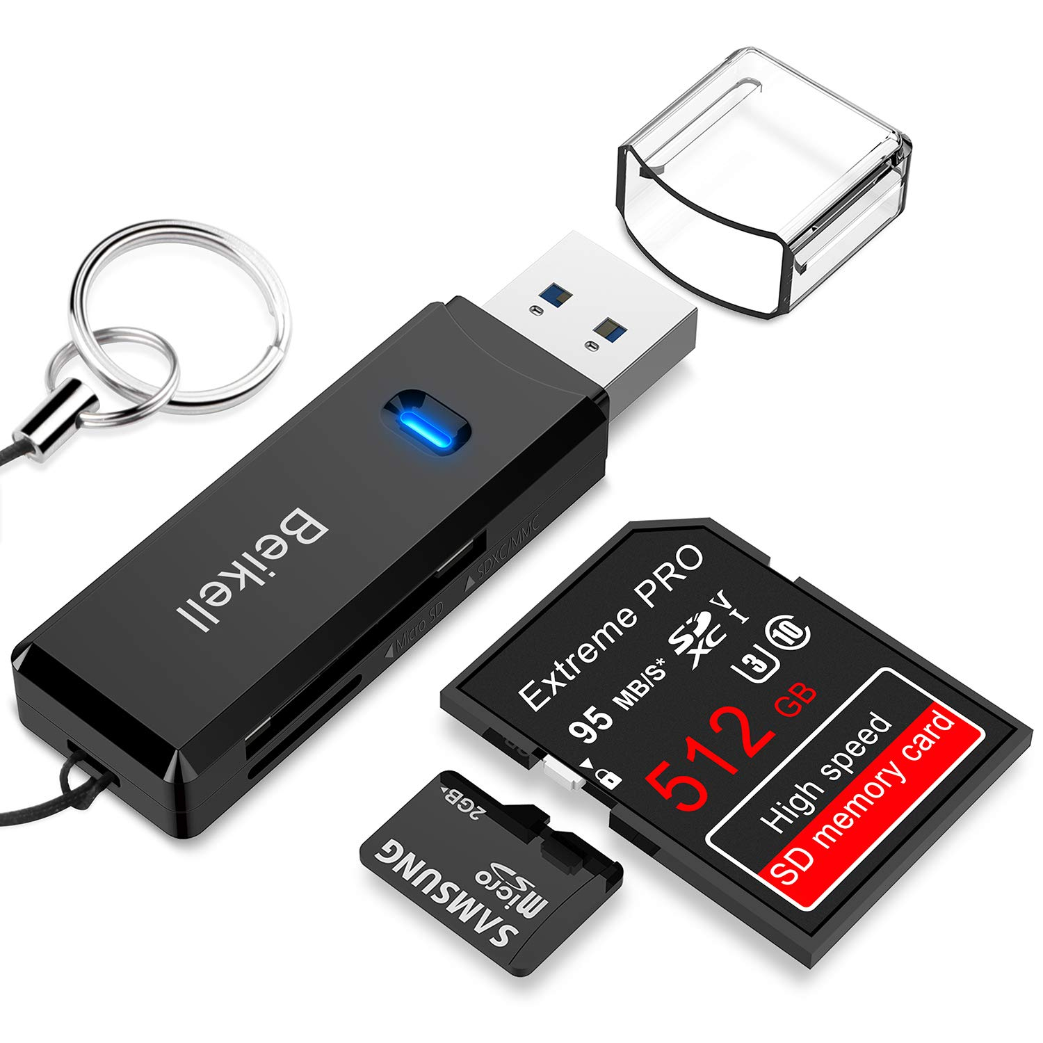 USB 3.0 Micro SD/SD Card Reader - £4.82 delivered @ Amazon - Prime Exclusive - hotukdeals