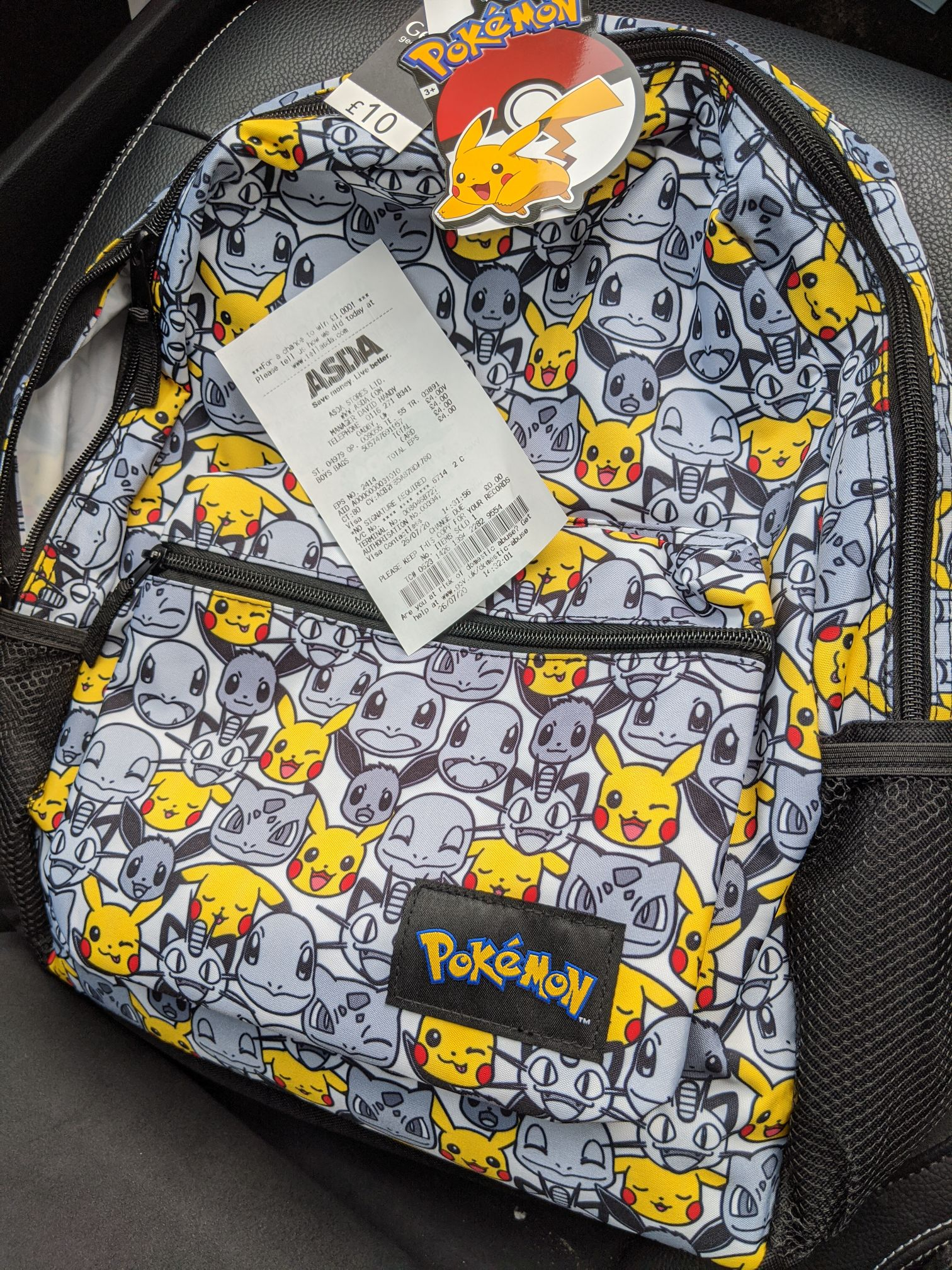 boys backpack asda