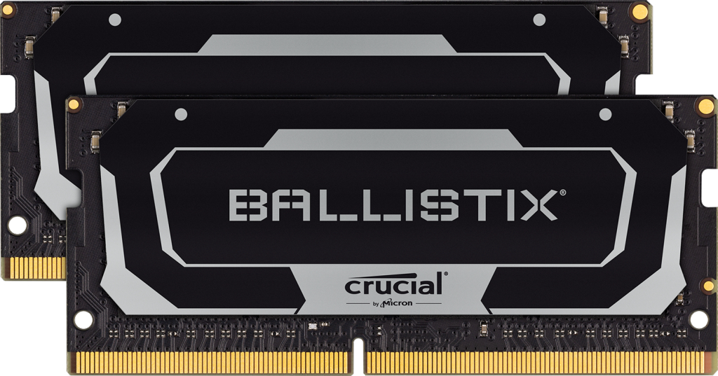 Crucial Ballistix BL2K16G32C16S4B 3200 MHz, DDR4, DRAM, Laptop Gaming Memory Kit, 32GB (16GB x2