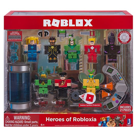 Heroes Of Robloxia Roblox Playset 20 Tesco Hotukdeals - roblox playsets and figures argos