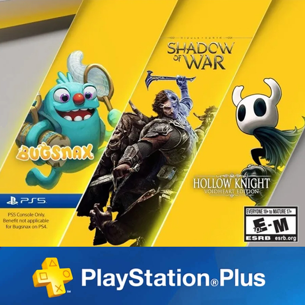 Ps Plus November Games Middle Earth Shadow Of War Hollow Knight Voidheart Edition Bugsnax For Ps5 Owners Playstation Network Hotukdeals