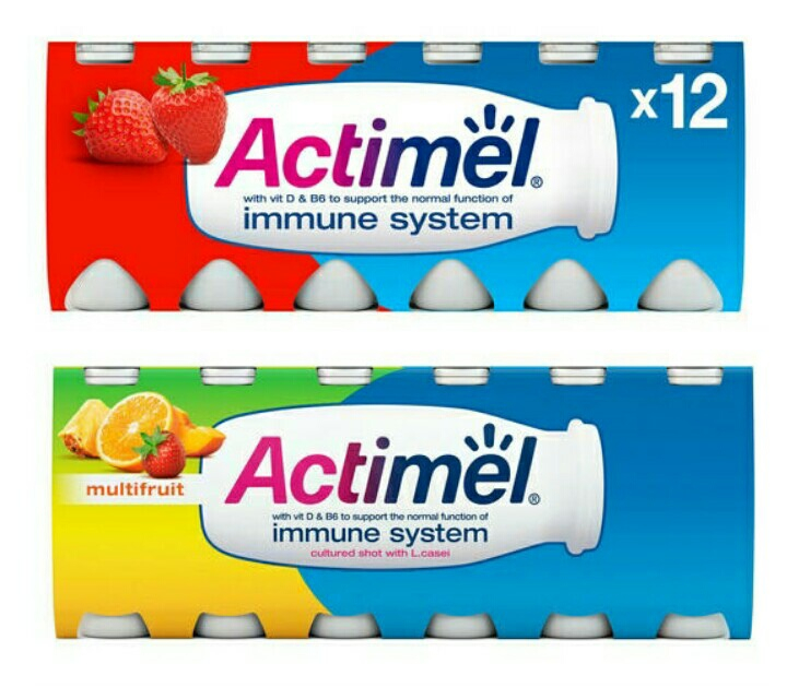 Actimel 12x100g Strawberry / Multifruit £2 Iceland hotukdeals