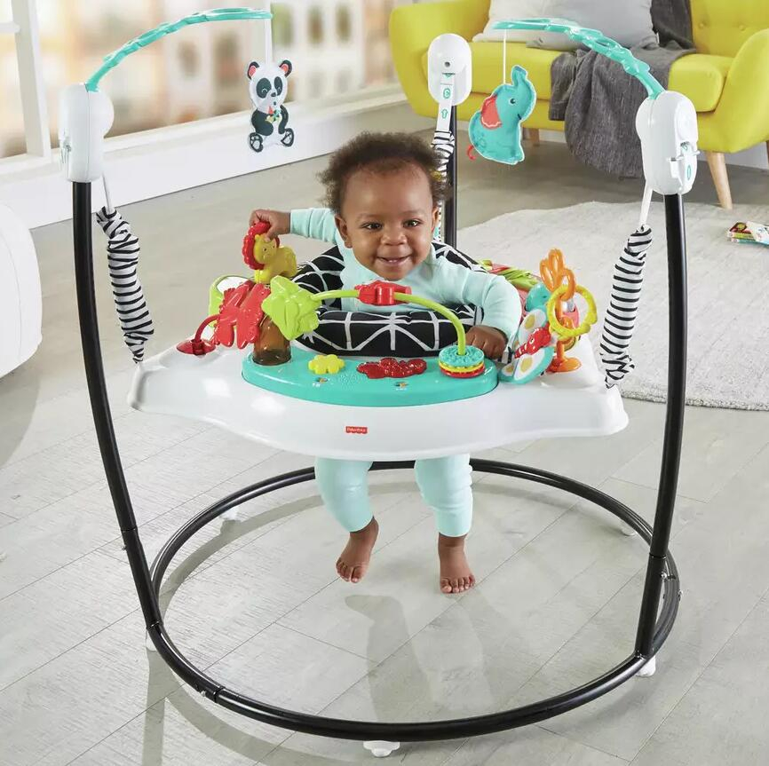 fisher price animal activity jumperoo age