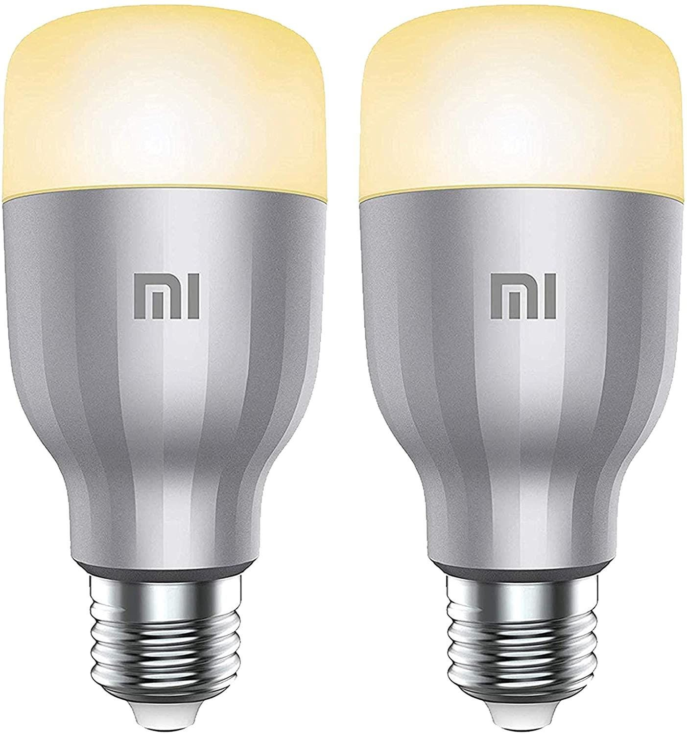 Twin Pack Xiaomi Mi Multicolour WiFi LED Smart Bulb - E27 ...