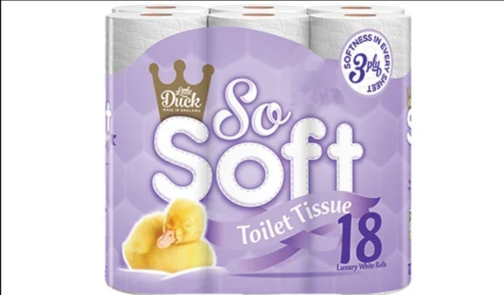 72 Rolls (4x18) So Soft 3 Ply Toilet Paper £12 @ Farmfoods - hotukdeals