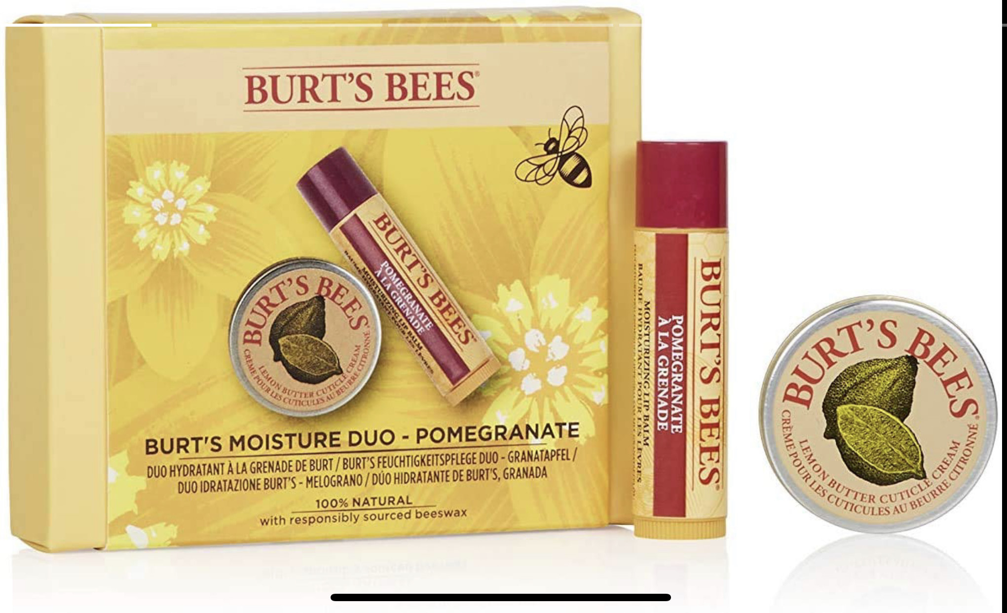 Burts bees moisture duo gift set £4.88 prime / £9.37