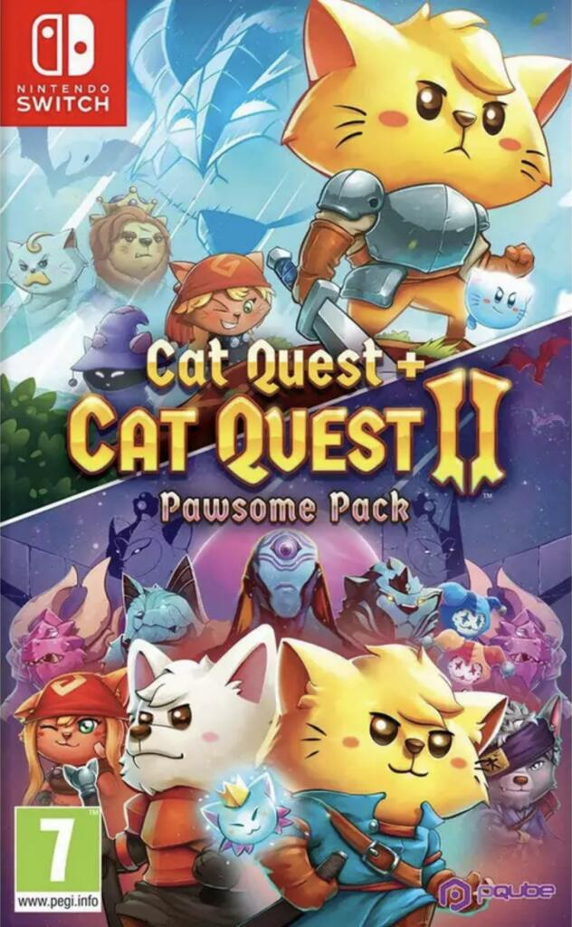 116° - Cat Quest & Cat Quest II: Pawsome Pack (Nintendo Switch) - £14.99 + £3.95 Delivery @ Argos