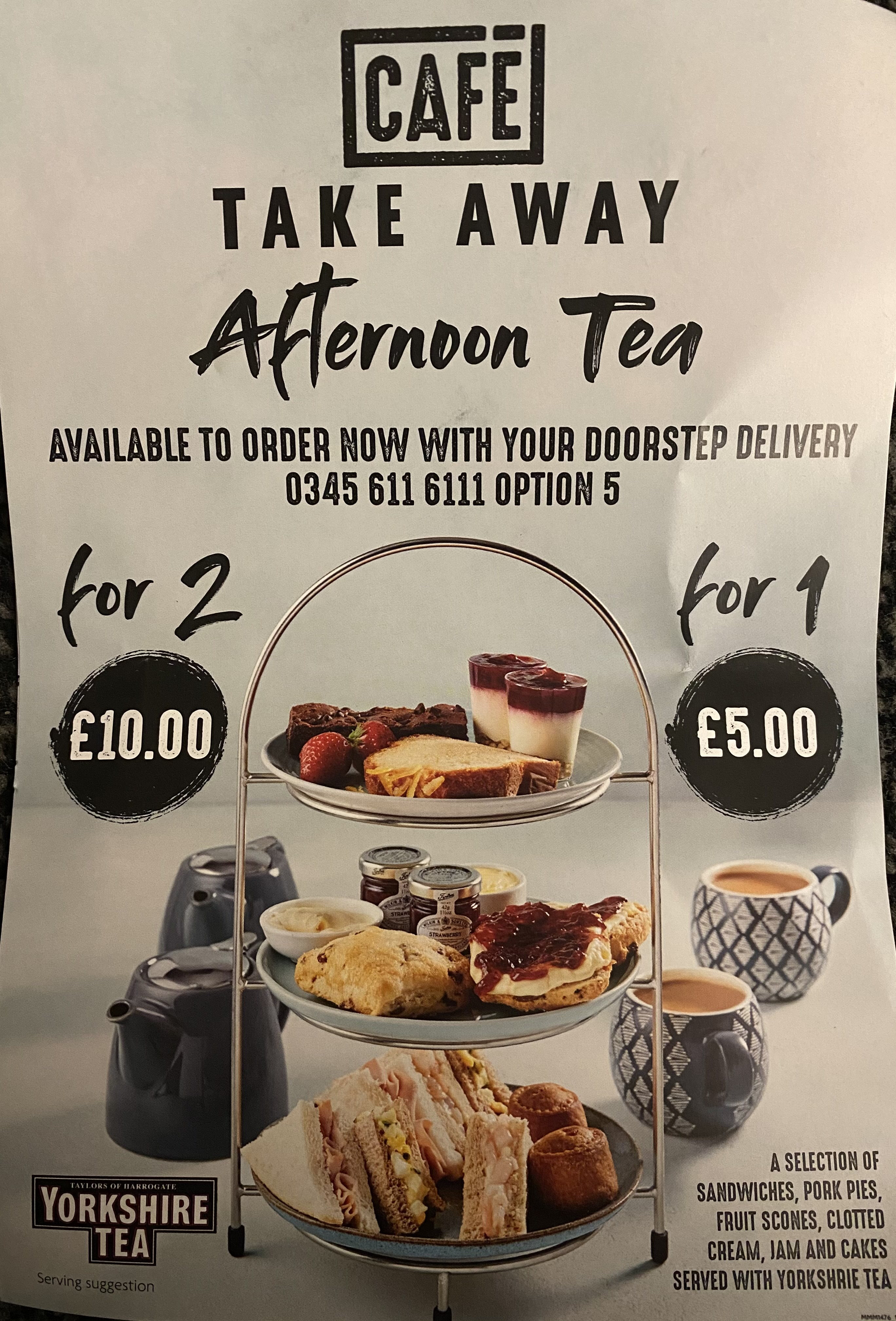 Takeaway Afternoon Tea Morrisons 2 for £10 or 1 for £5 hotukdeals