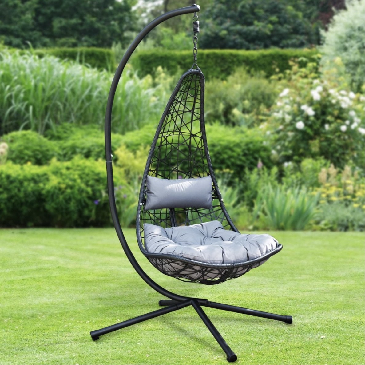 New York Hanging Chair £125 at B&M Retail - hotukdeals