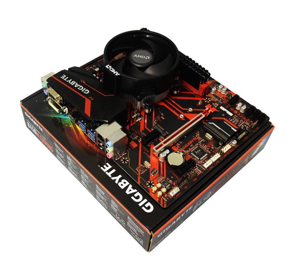 AMD Ryzen 3 3200G Quad Core 4.0GHz, Gigabyte B450M Gaming Motherboard