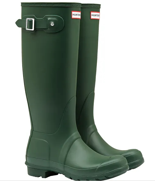 Hunter green tall original genuine women’s wellies £58.99 + £1 delivery ...