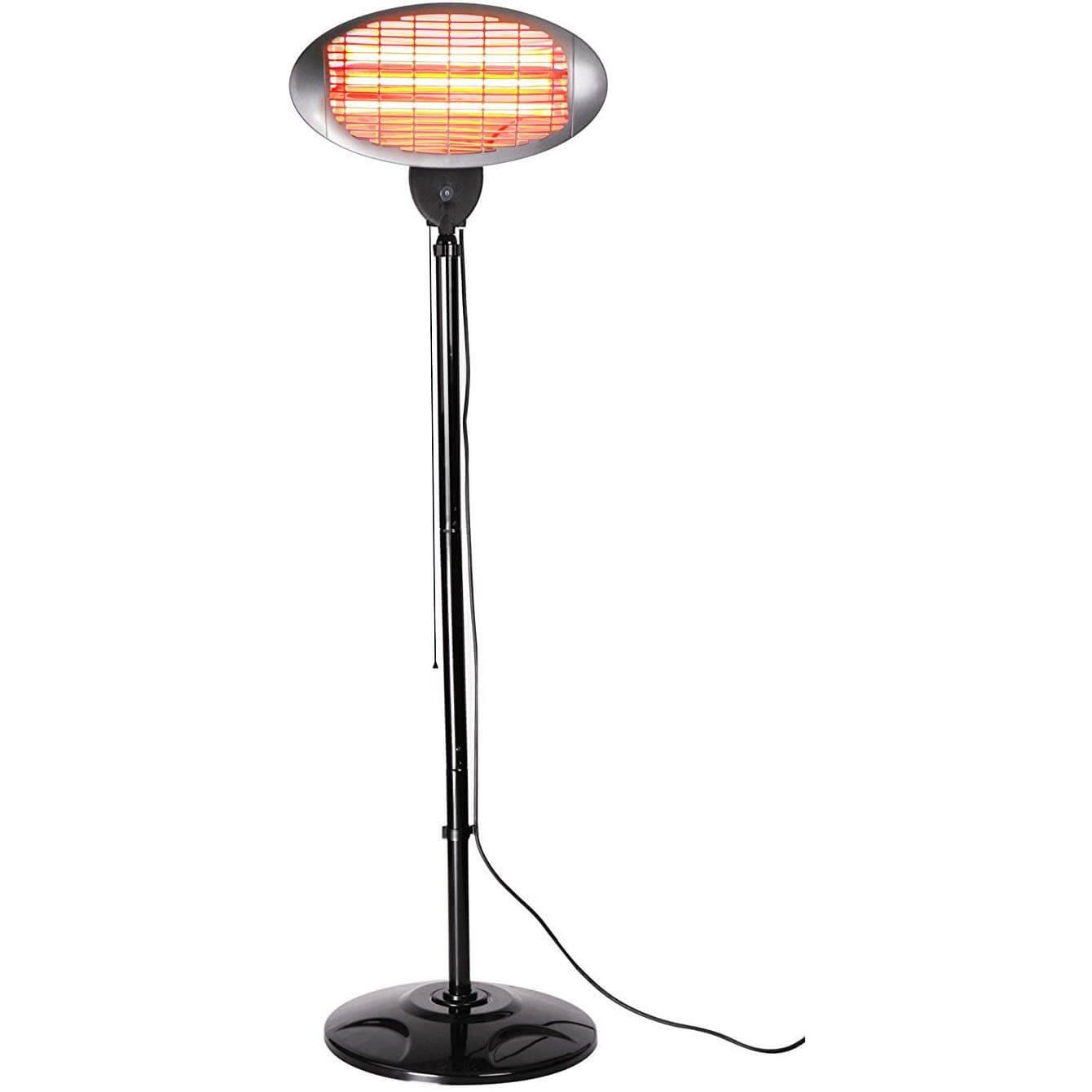 La Hacienda Adjustable Standing Quartz Electric Patio heater £35 in