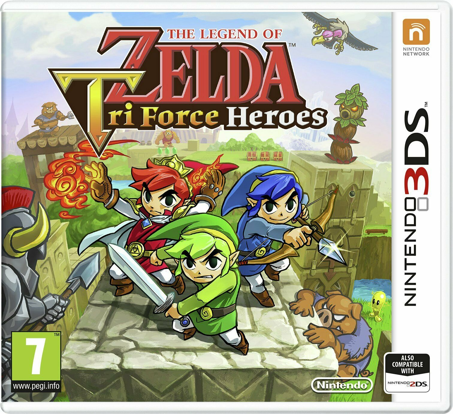 the legend of zelda tri force heroes 3ds download free