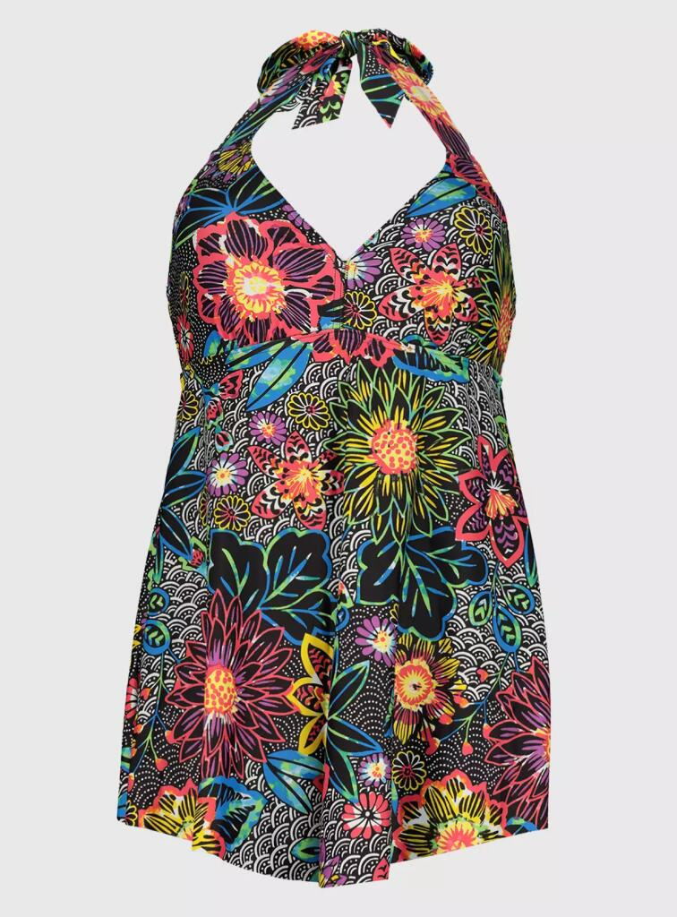 Bright Floral Print Swim Dress Argos Tu Size 14 only £1 at Argos TU ...