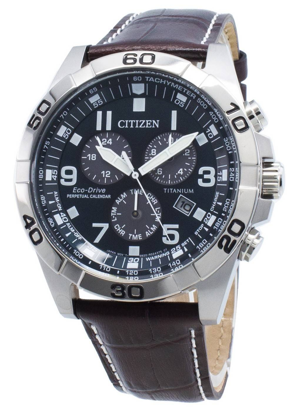 Citizen Men's EcoDrive Titanium Perpetual Calendar Watch BL555106L, £