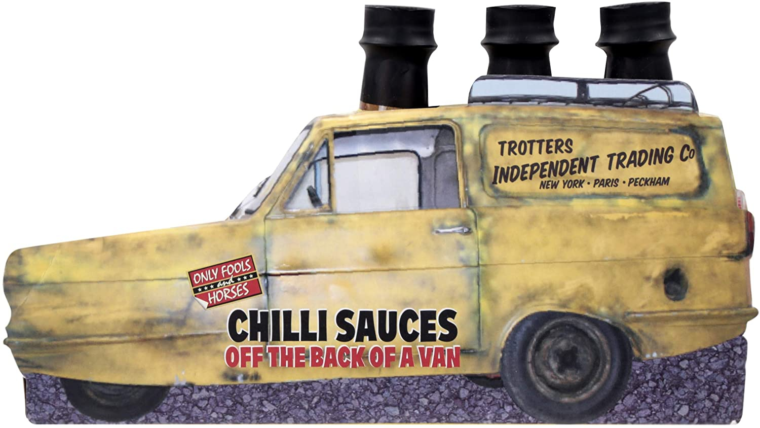 Only Fools & Horses Chilli Sauces Off the back of the