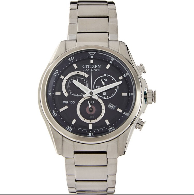 Citizen Silver Tone Eco Drive Chronograph Watch £99.99 delivered at TK ...