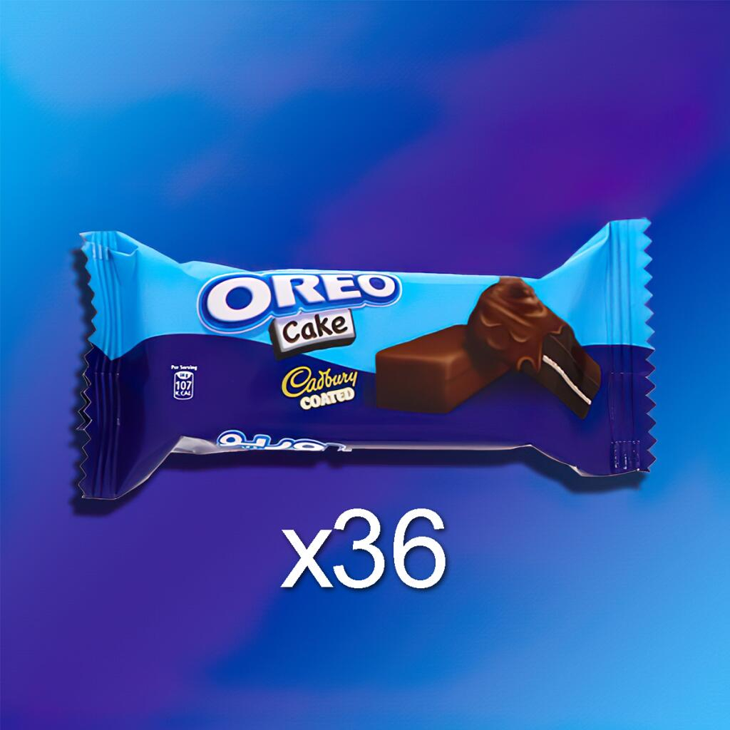 36 X Cadbury Chocolate Coated Oreo Cake 24g Bars [best