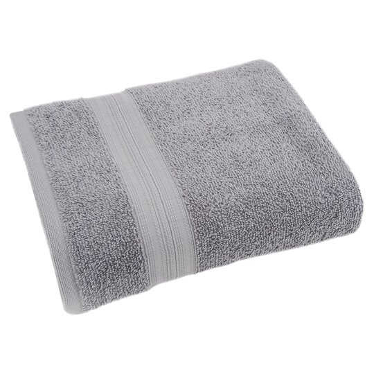 Tesco Great Value Grey Bath Towel Grey / Ochre £2.50 / Bath Sheet Ochre ...