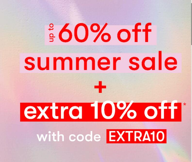 Extra 10 off the up to 60 Sale with code Click and collect £1.99 free