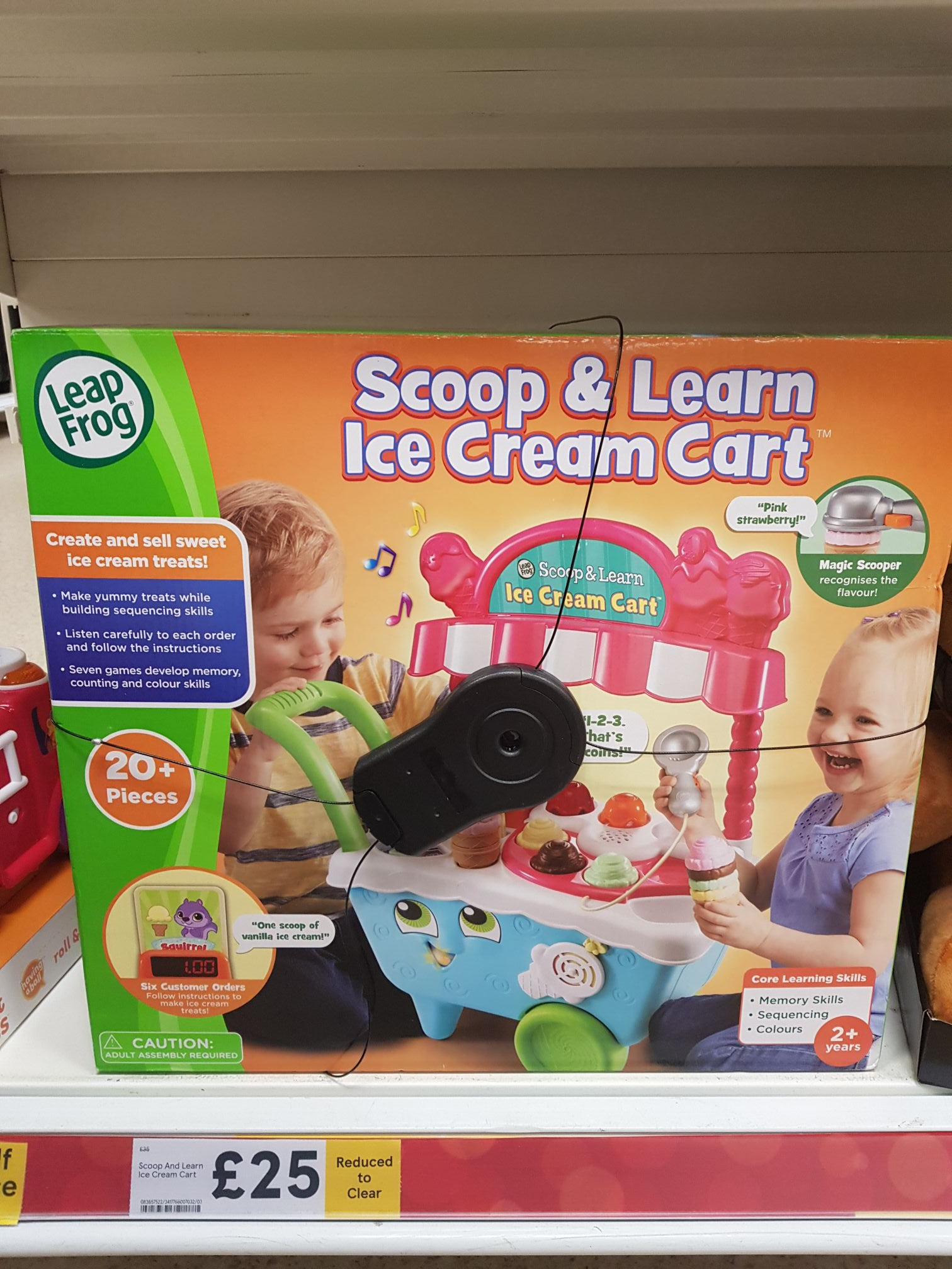 ice cream cart tesco